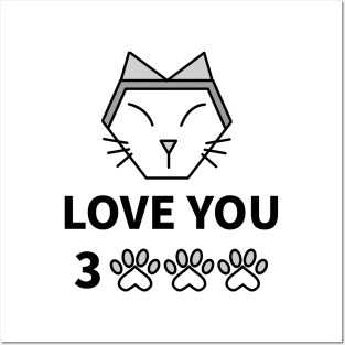 CATS LOVE YOU 3000 Posters and Art